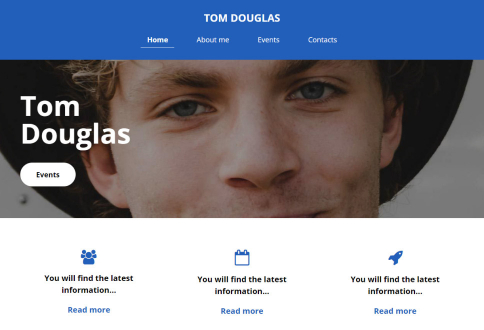 個人網頁/湯姆·道格拉斯